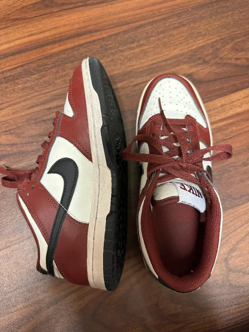Nike Dunk Low Burgundy White Black